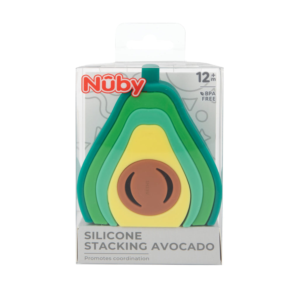 Silicone Stacking Avocado Toy #060GE