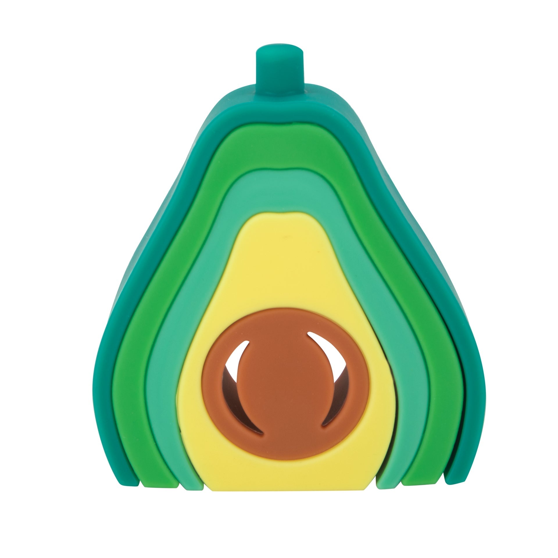 Silicone Stacking Avocado Toy #060GE