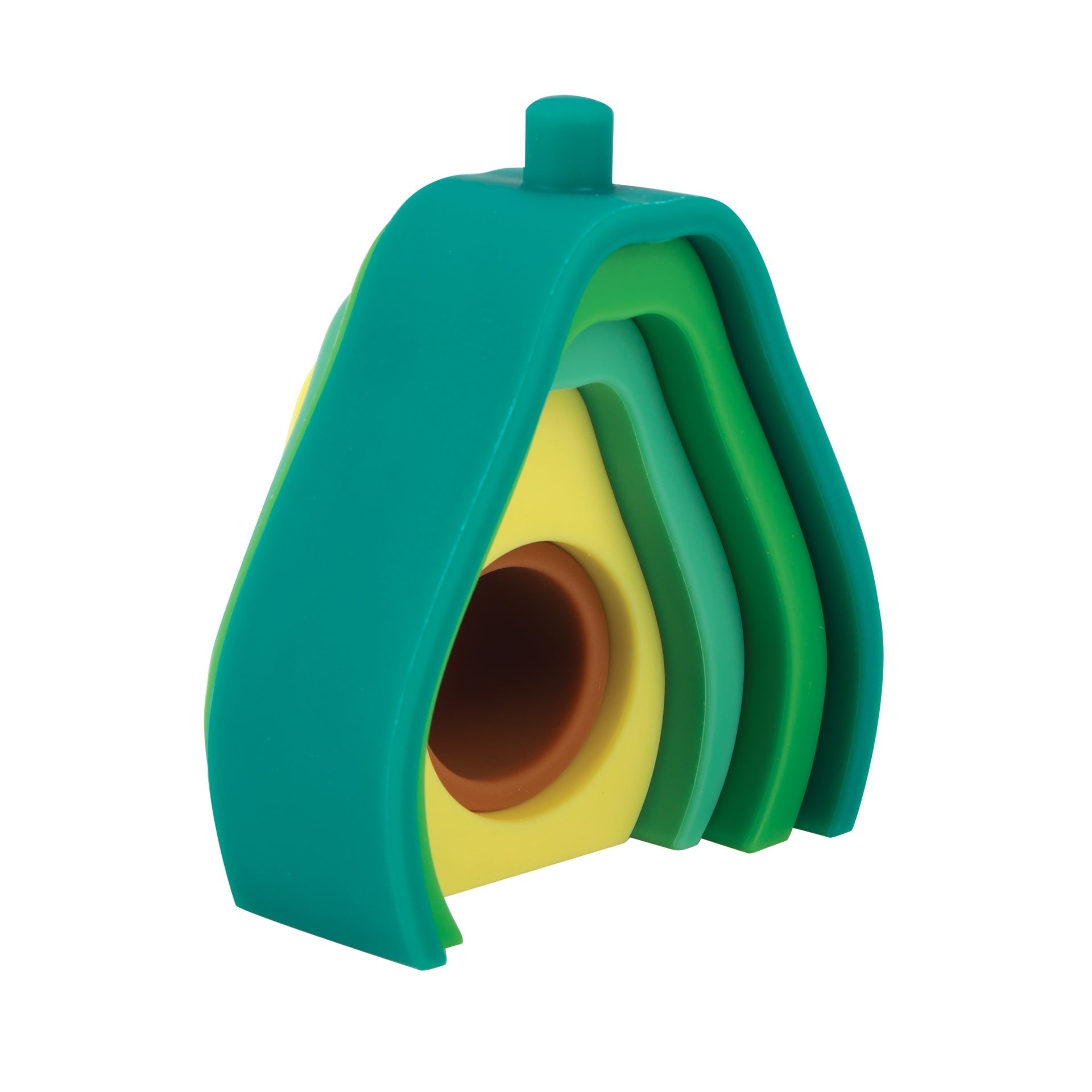 Silicone Stacking Avocado Toy #060GE
