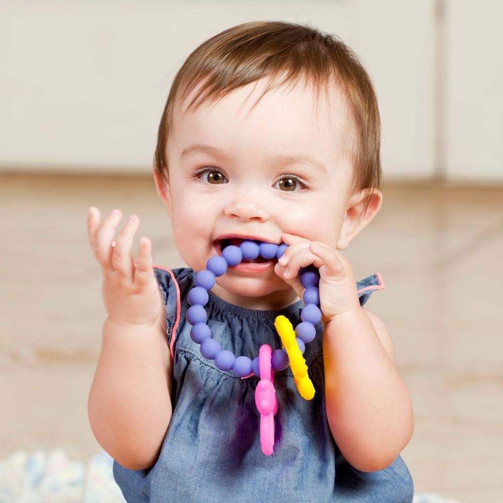 Soft Silicone Chewy Charms Teething Ring #291D7