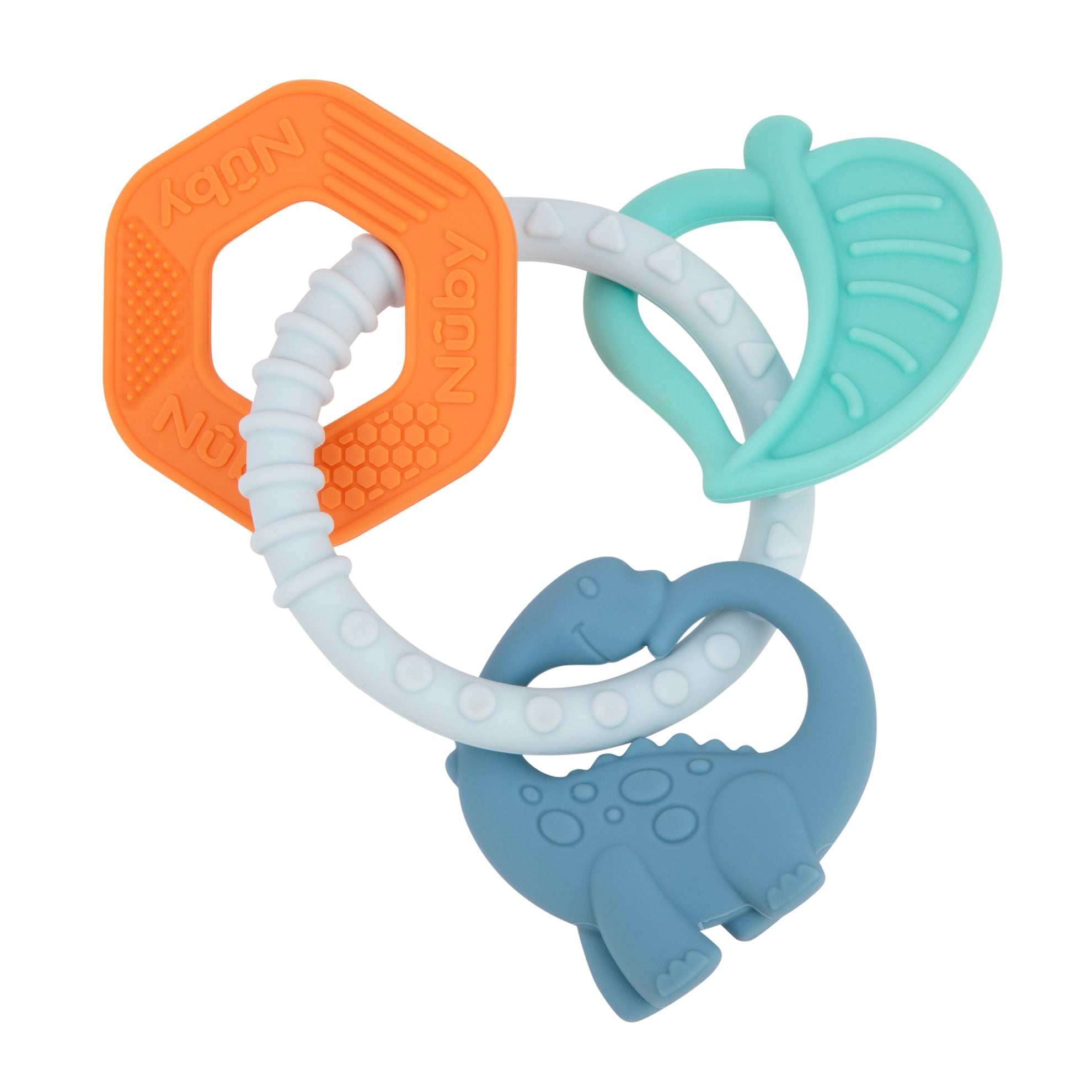Soft Silicone Chewy Charms Teething Ring #291D7