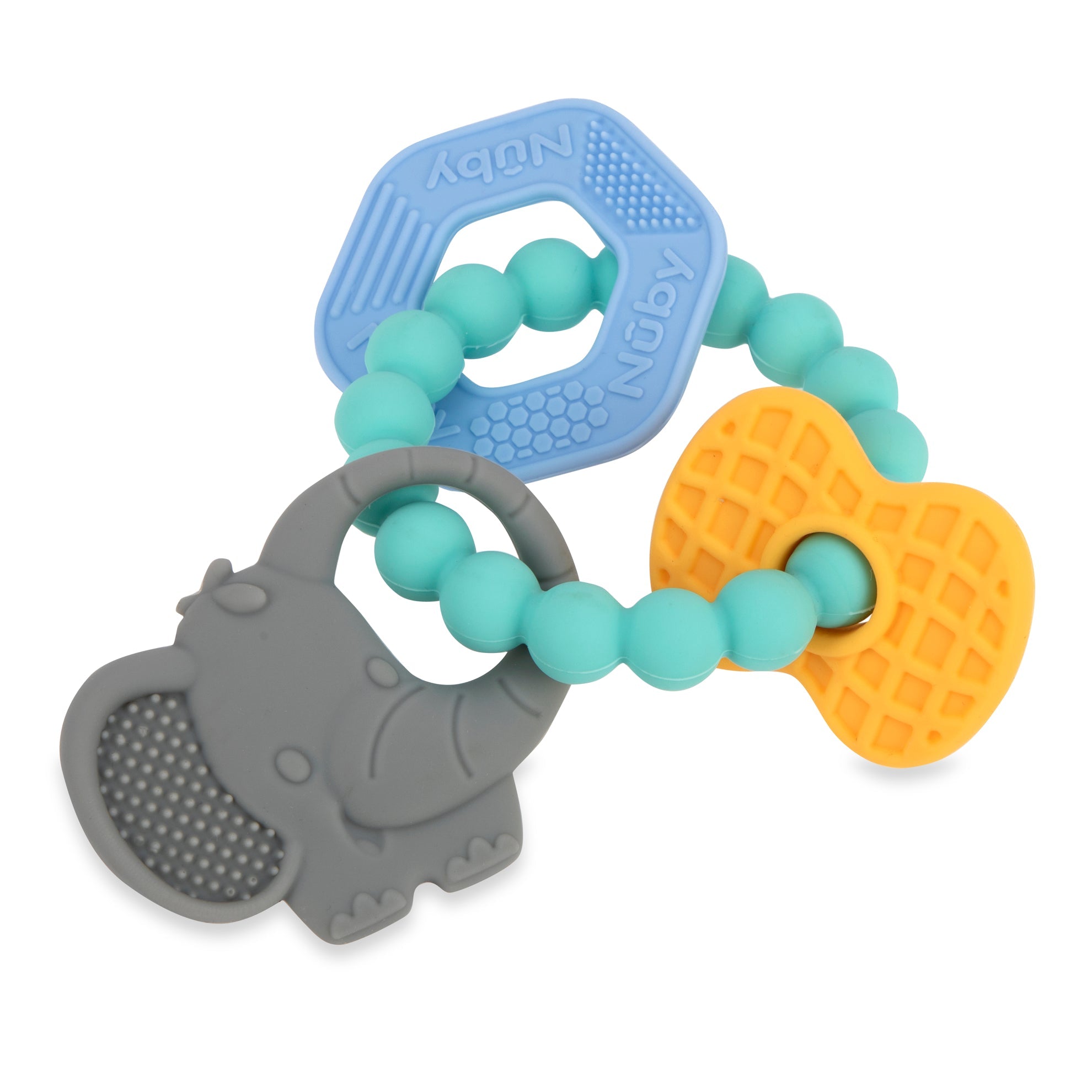 Soft Silicone Chewy Charms Teething Ring #291D7