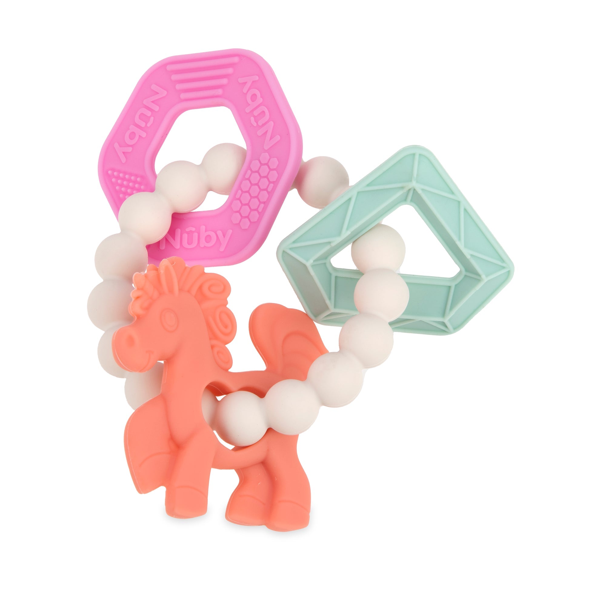 Soft Silicone Chewy Charms Teething Ring #291D7