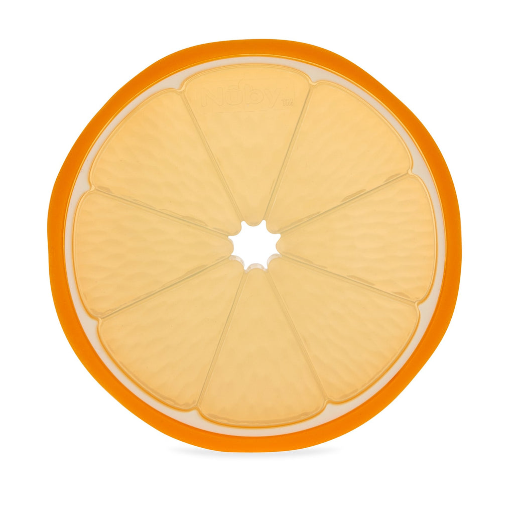 Orange Slice Silicone Teether #0541N