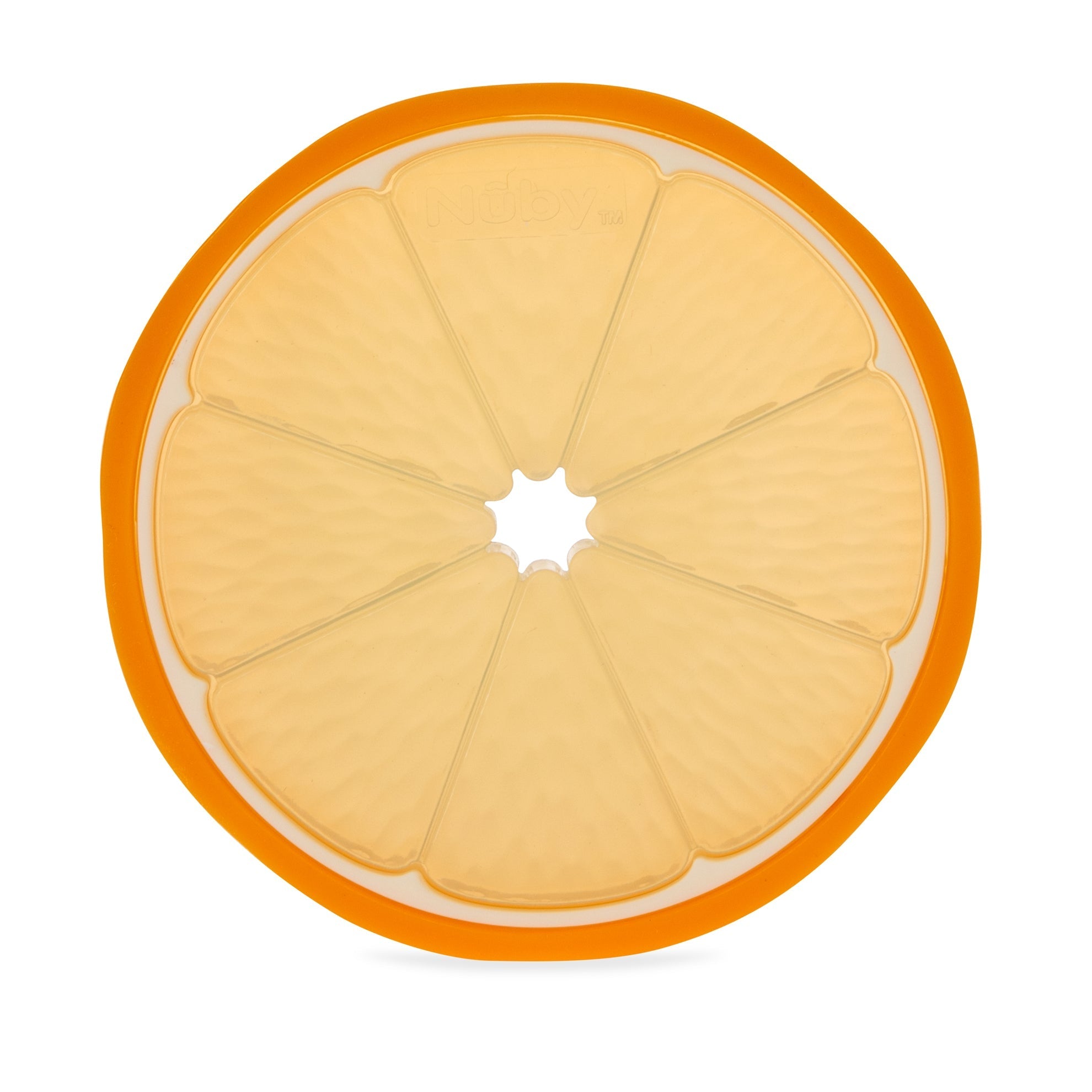 Orange Slice Silicone Teether #0541N