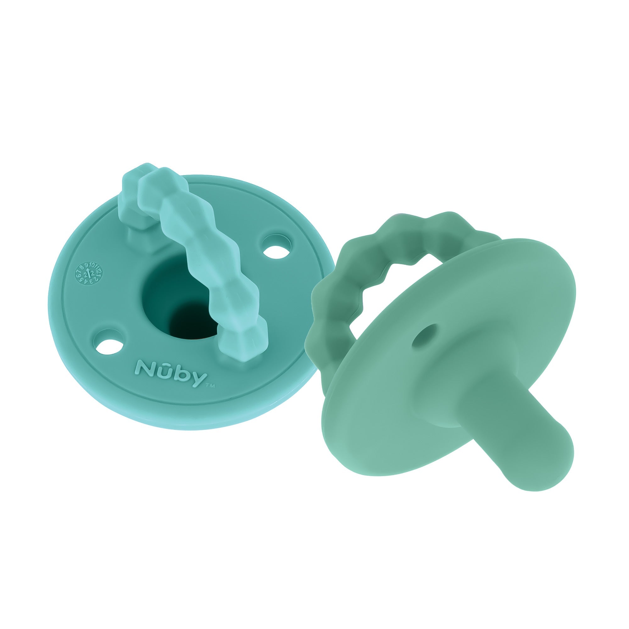 Silicone Softees Pacifier & Teether (2 Pack) #063NC