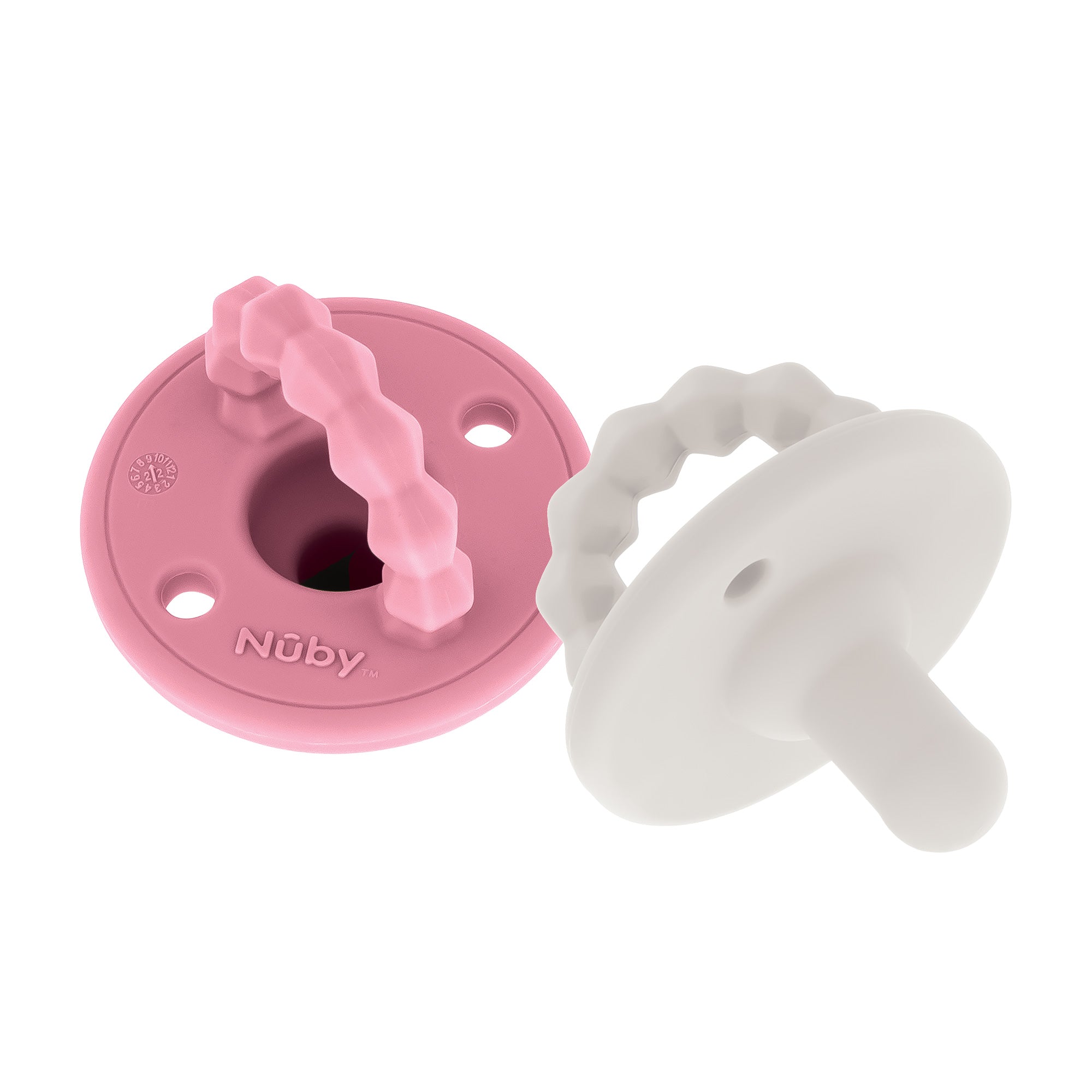 Silicone Softees Pacifier & Teether (2 Pack) #063NC