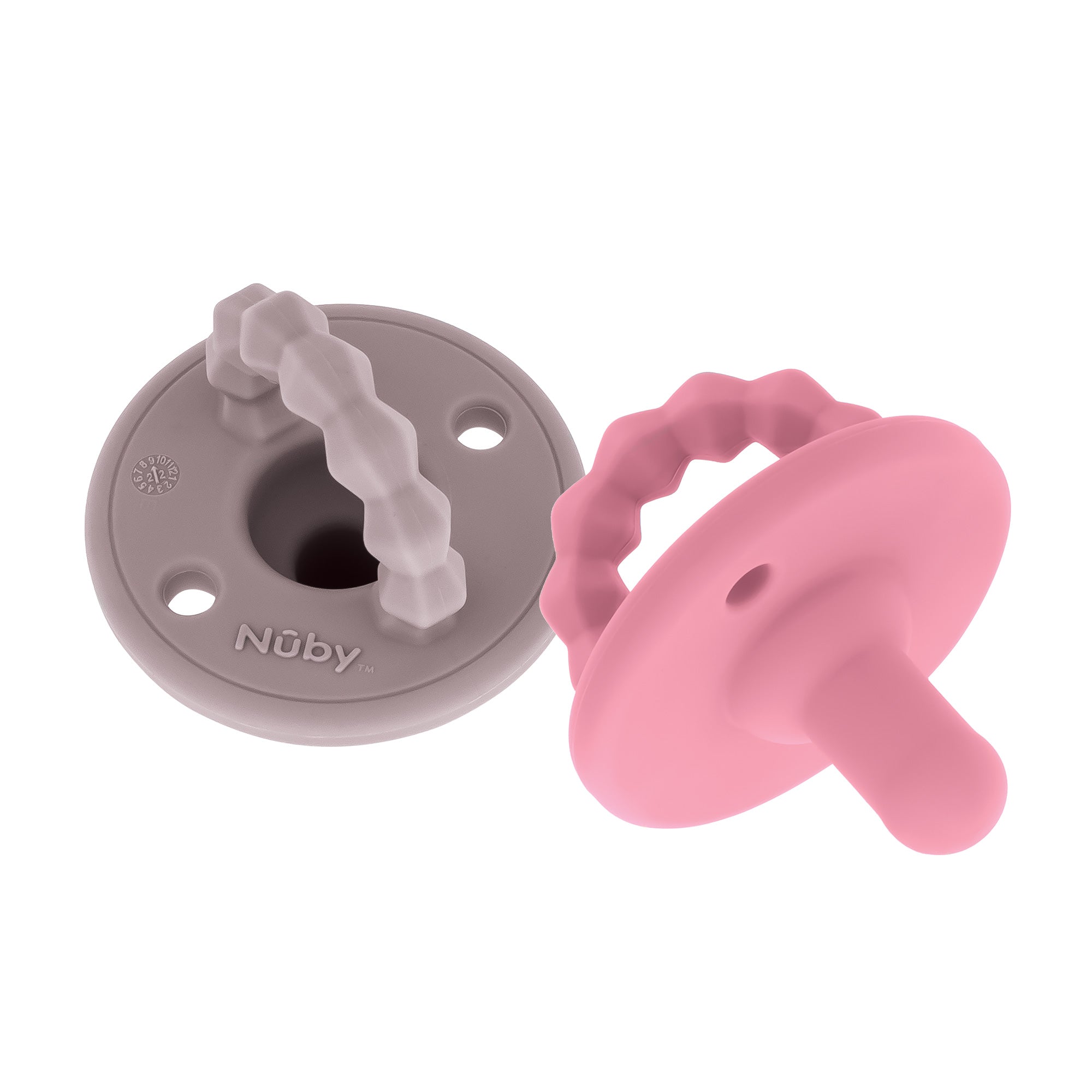 Silicone Softees Pacifier & Teether (2 Pack) #063NC