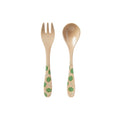 Eco Rice Husk Spoon & Fork Set #2417Y
