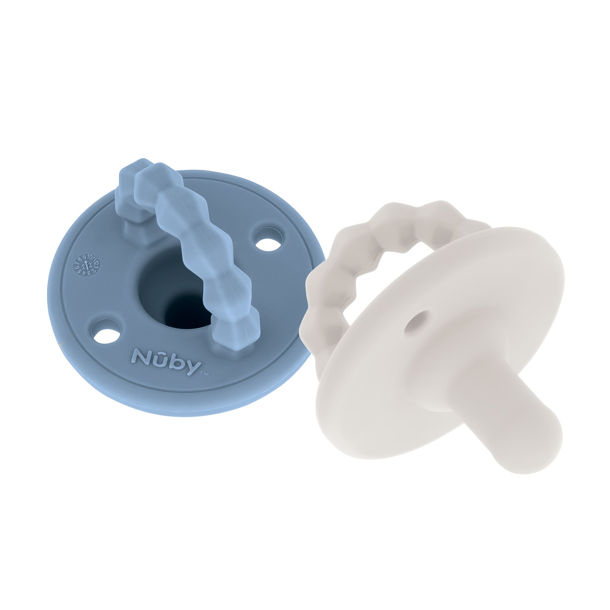 Silicone Softees Pacifier & Teether (2 Pack) #063NC