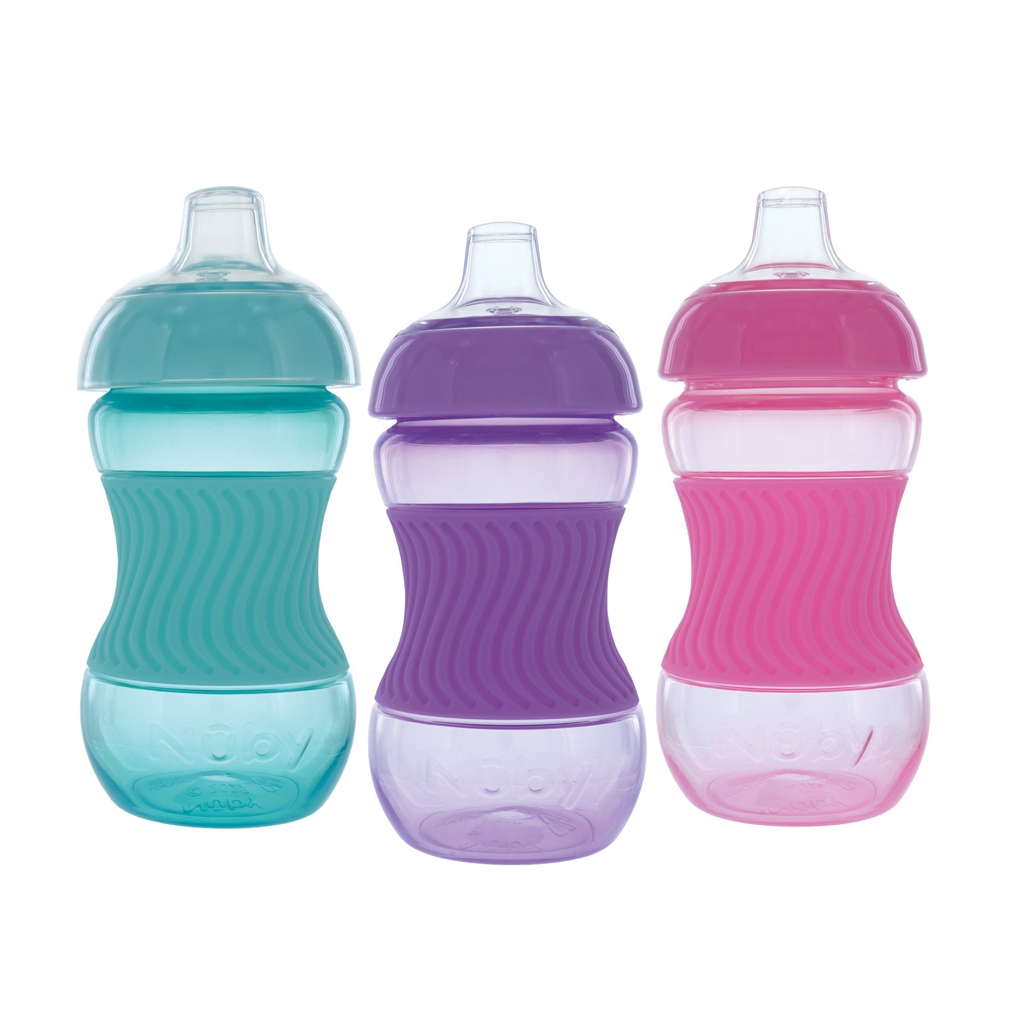 Mini Gripper Soft Spout Sippy Cup with Sleeve (3 Pack) #153ZW