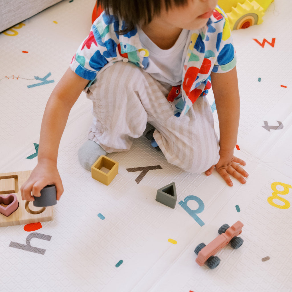 Reversible Floor Mat | Cars & Roads #09874