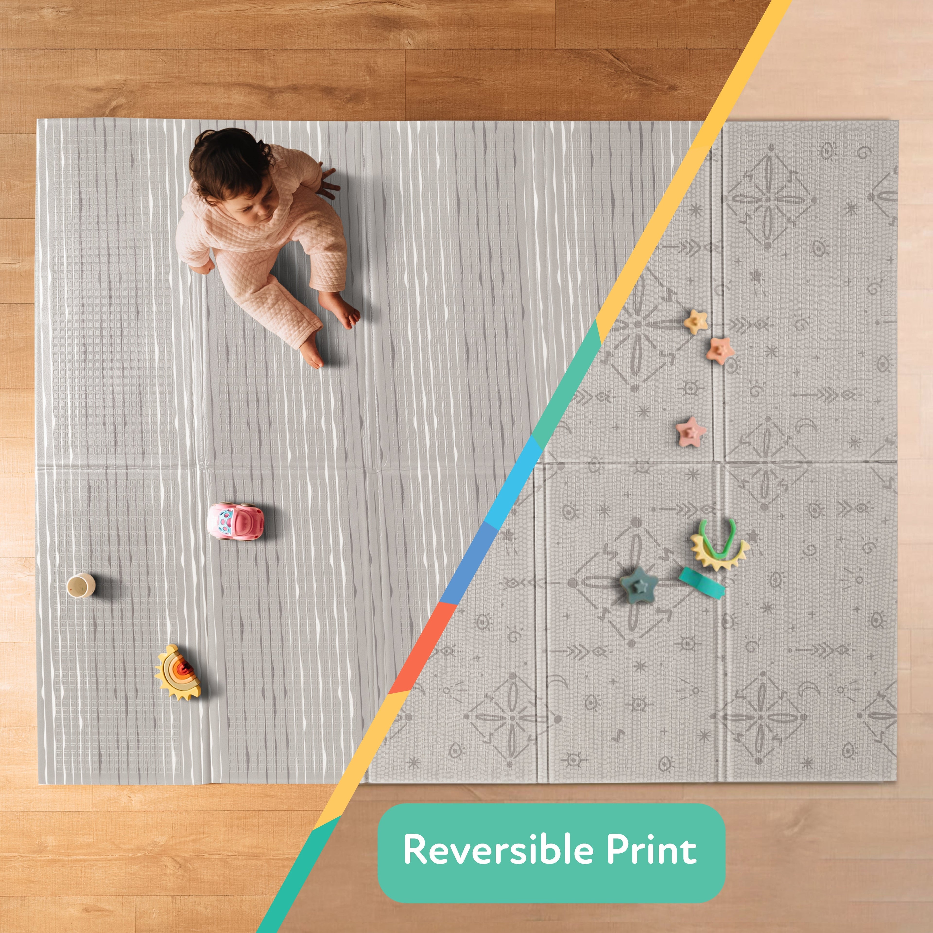 Reversible Floor Mat | Graceful Grey #097YO