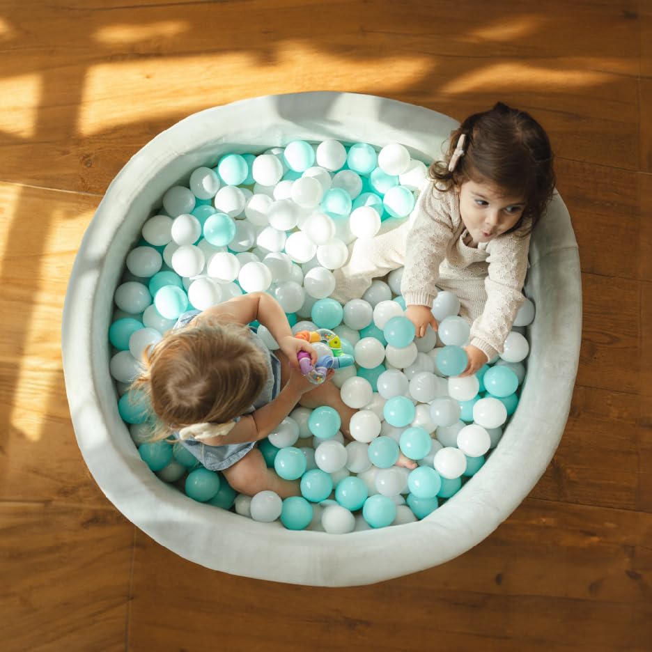 Kids' Ball Pit for Home with 200 Balls | Aqua #170ZJ