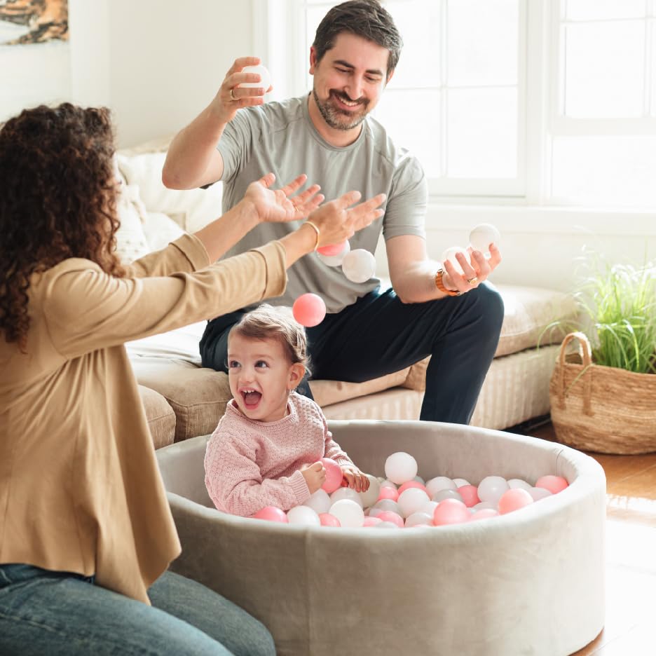 Kids' Ball Pit for Home with 200 Balls | Pink #171TD