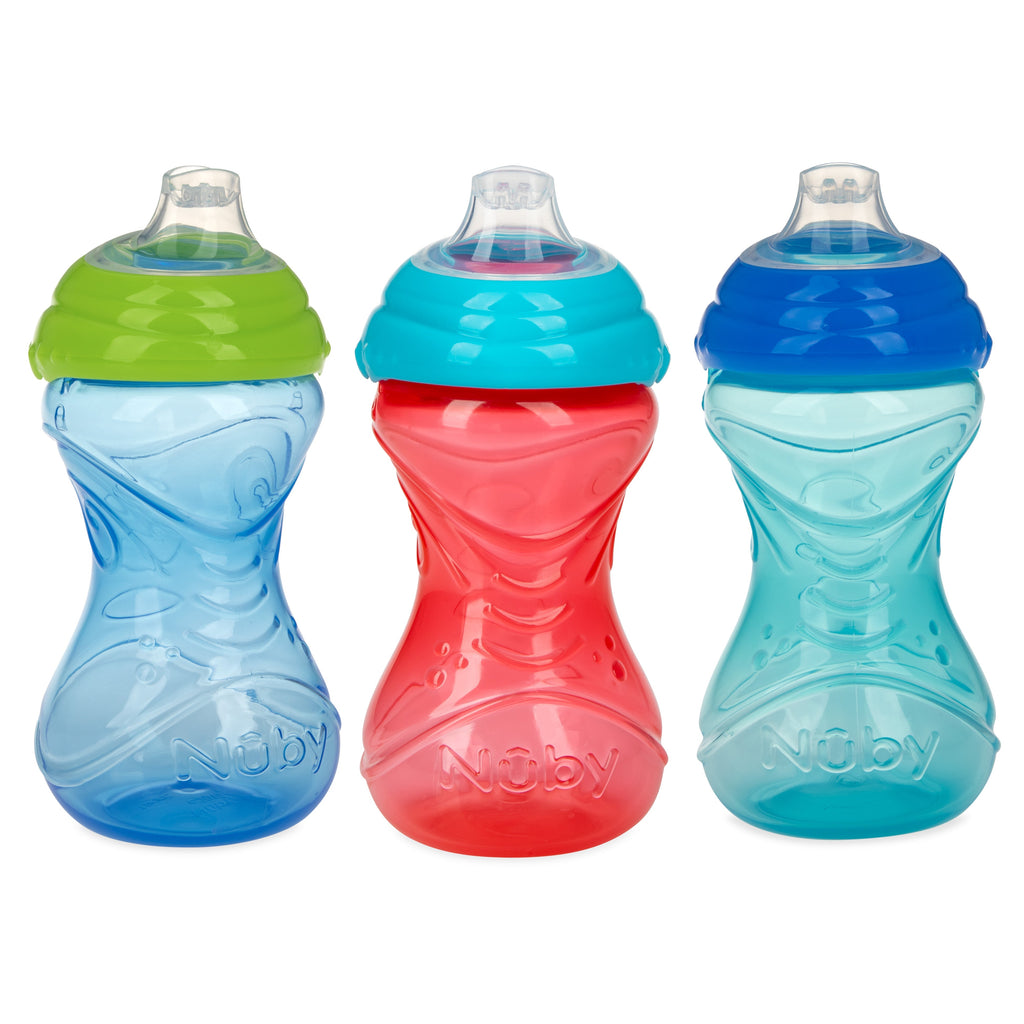 Clik-It Soft Spout Easy Grip Sippy Cup (3 Pack) #287XD
