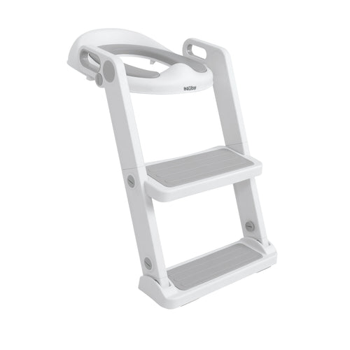All-in-One Potty Seat Topper with Ladder | Grey #1055P