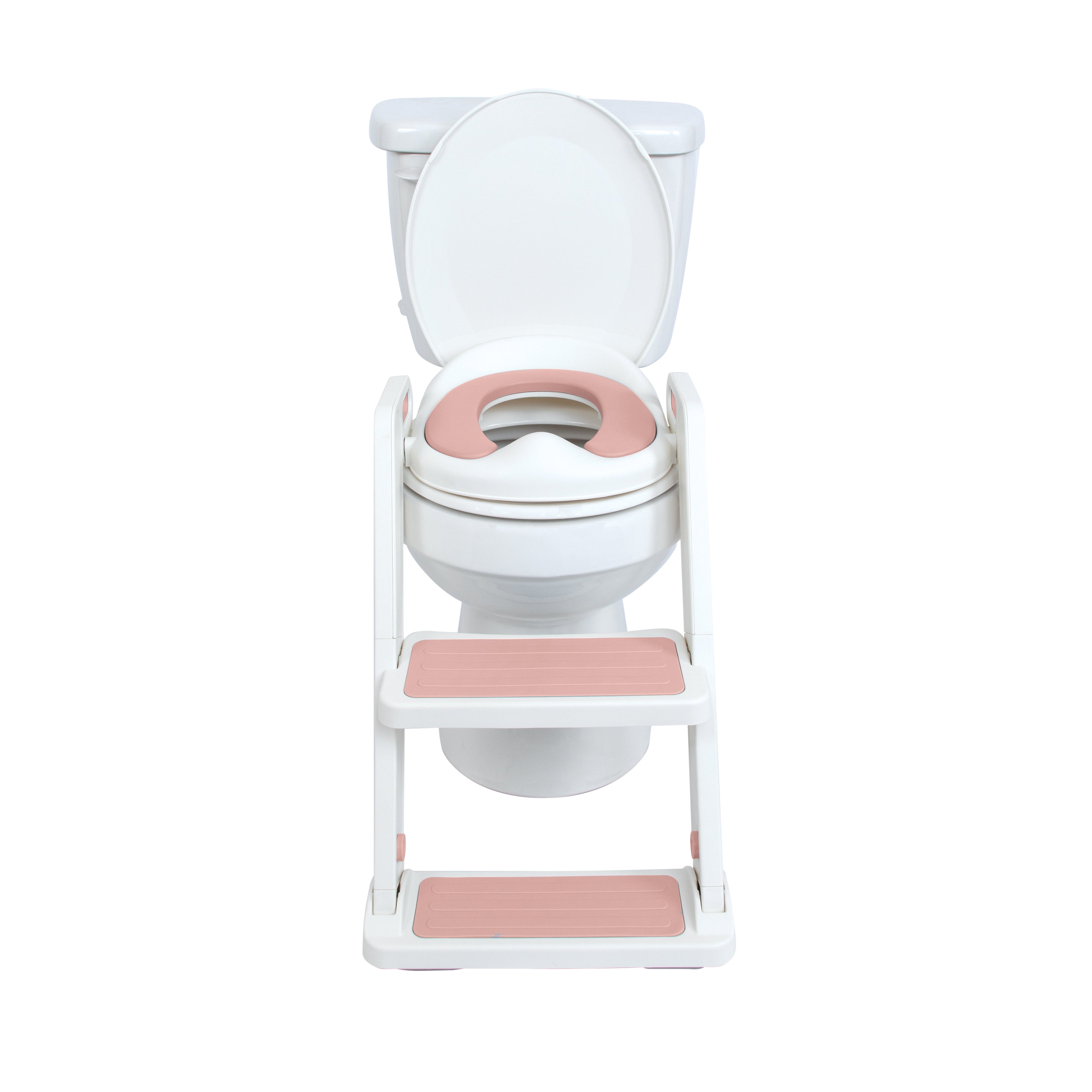All-in-One Potty Seat Topper with Ladder | Pink #339J7