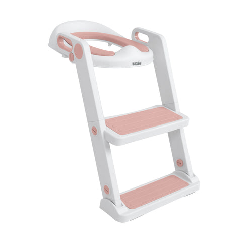 All-in-One Potty Seat Topper with Ladder | Pink #339J7