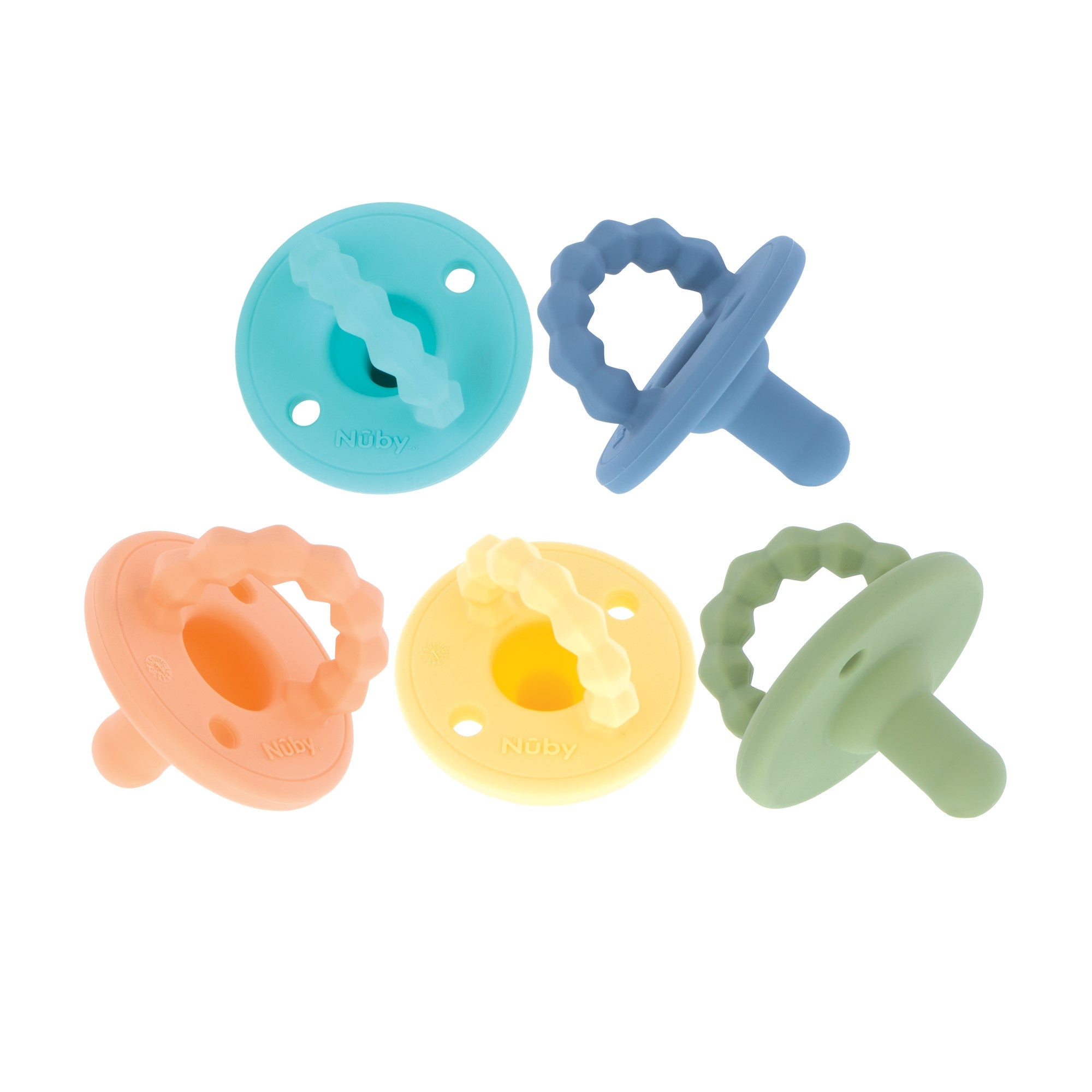 Silicone Softees Pacifier & Teether (5 Pack) #062YG