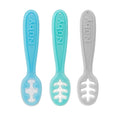 Baby's First Spoons | Aqua, Grey, & Blue #310V9