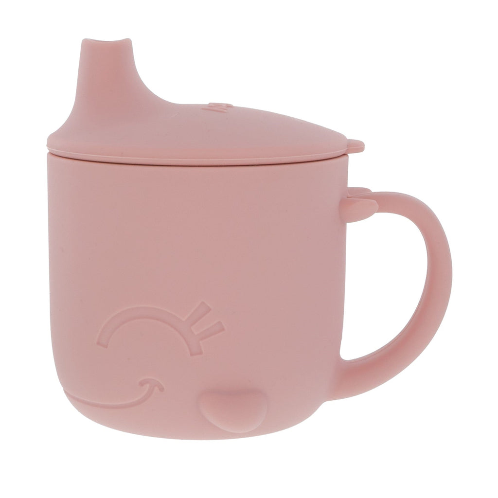 Animal Friends 6-Piece Dinnerware Set - Pink Whale #327UH