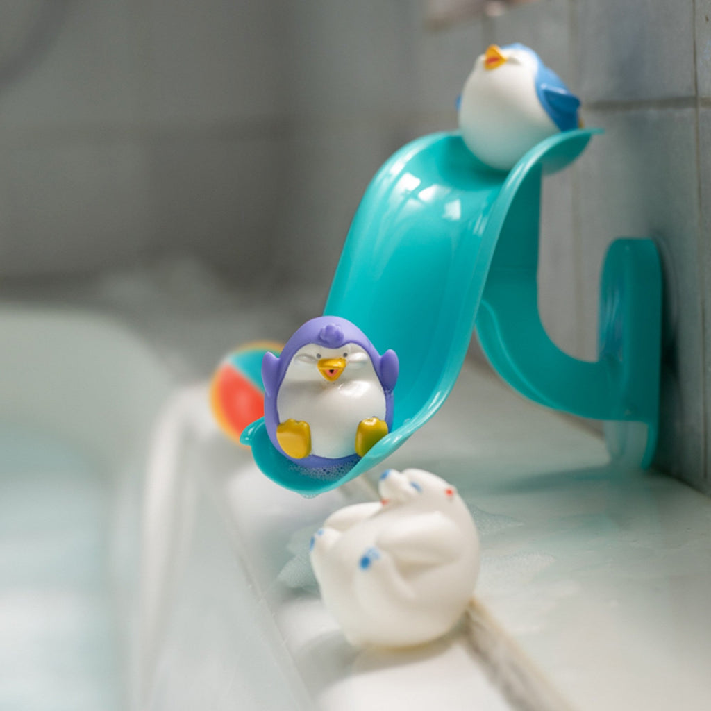 Penguin Slide Squirt Bath Toy #123UL