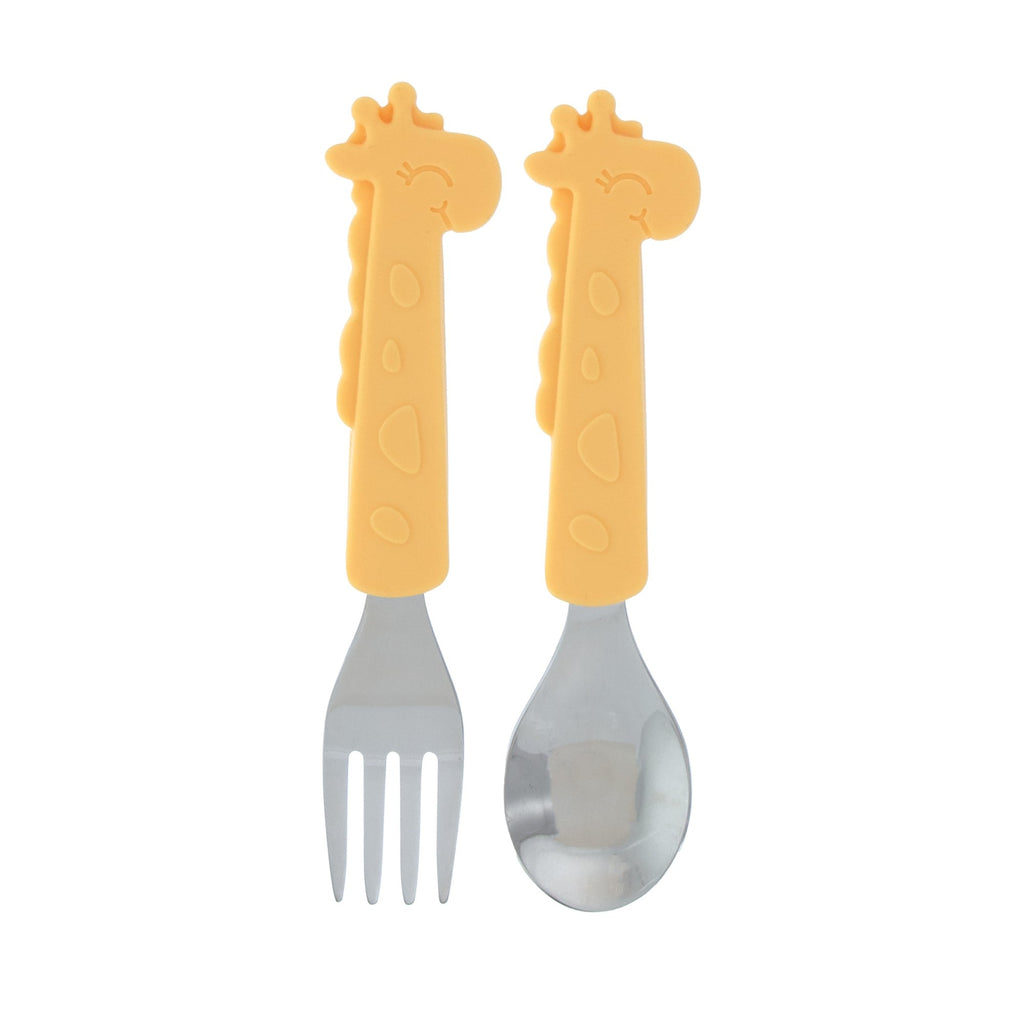 Animal Friends 6-Piece Dinnerware Set - Yellow Giraffe #326T4