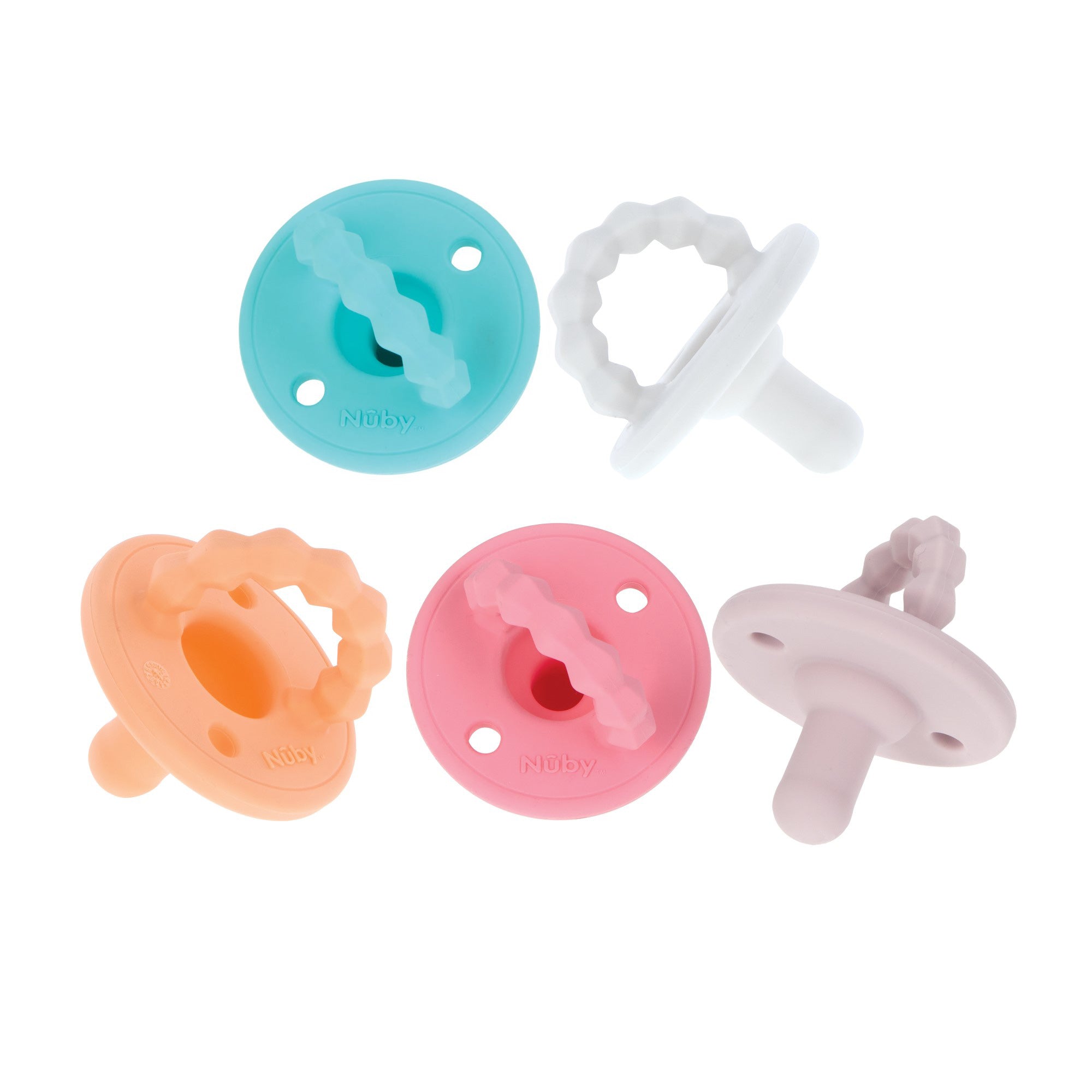 Silicone Softees Pacifier & Teether (5 Pack) #062YG