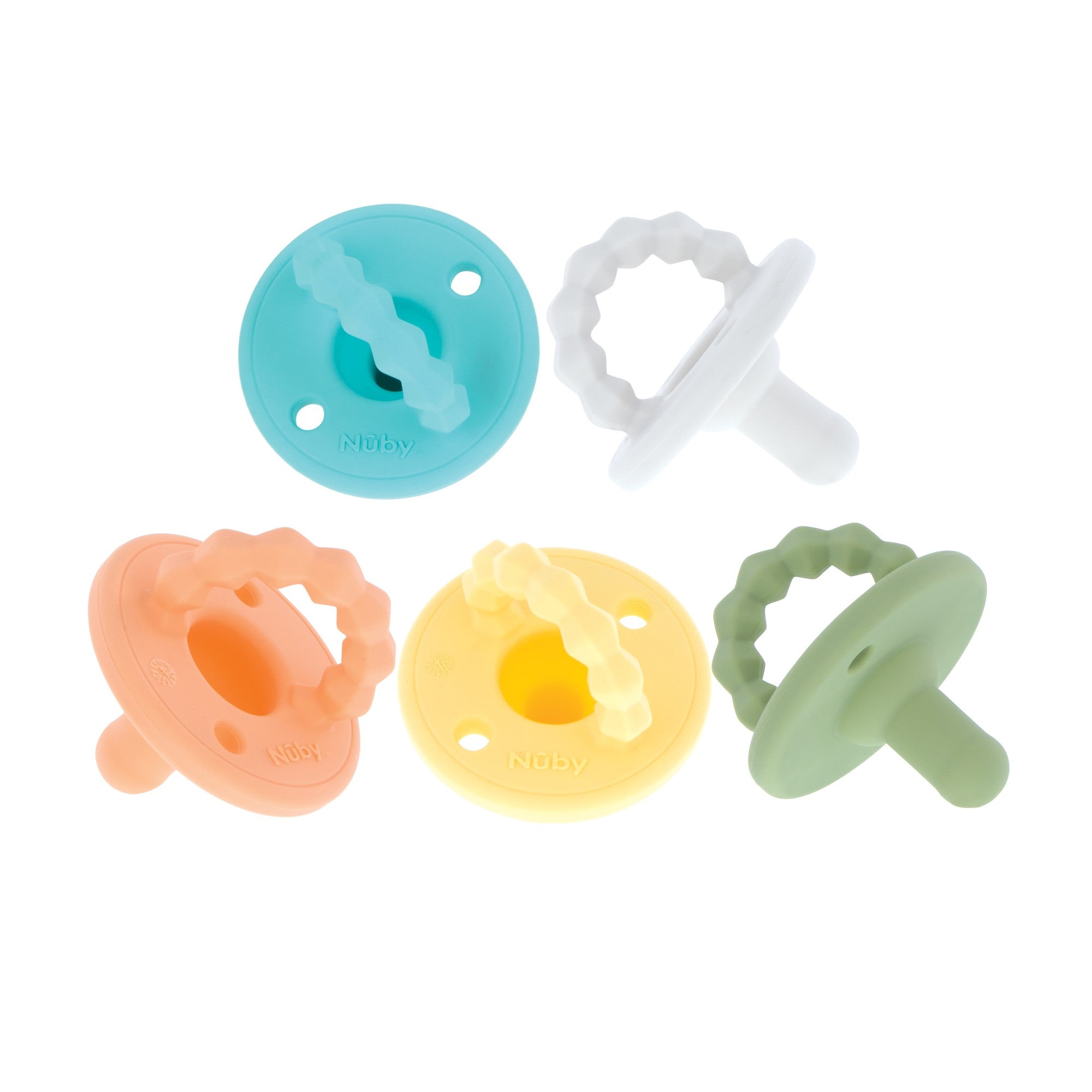 Silicone Softees Pacifier & Teether (5 Pack) #062YG