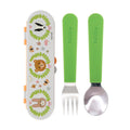 Stainless Steel Toddler Utensil Set | Forest Animals #008IM