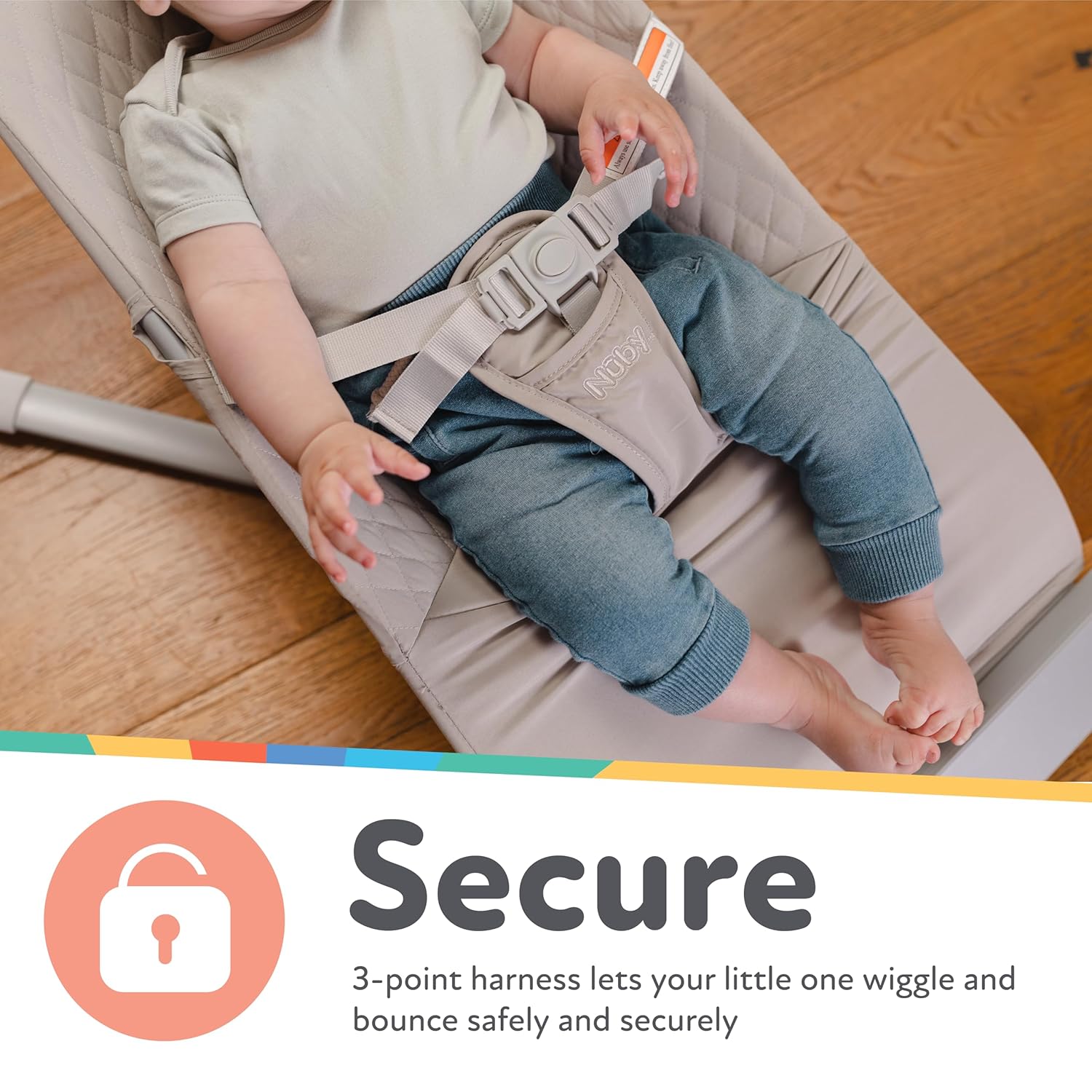 Baby Bouncer Seat | Beige #3187J