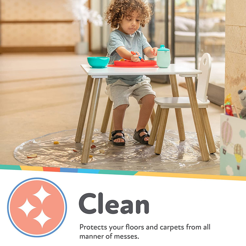 No-Mess Mealtime Floor Mat #228Y3