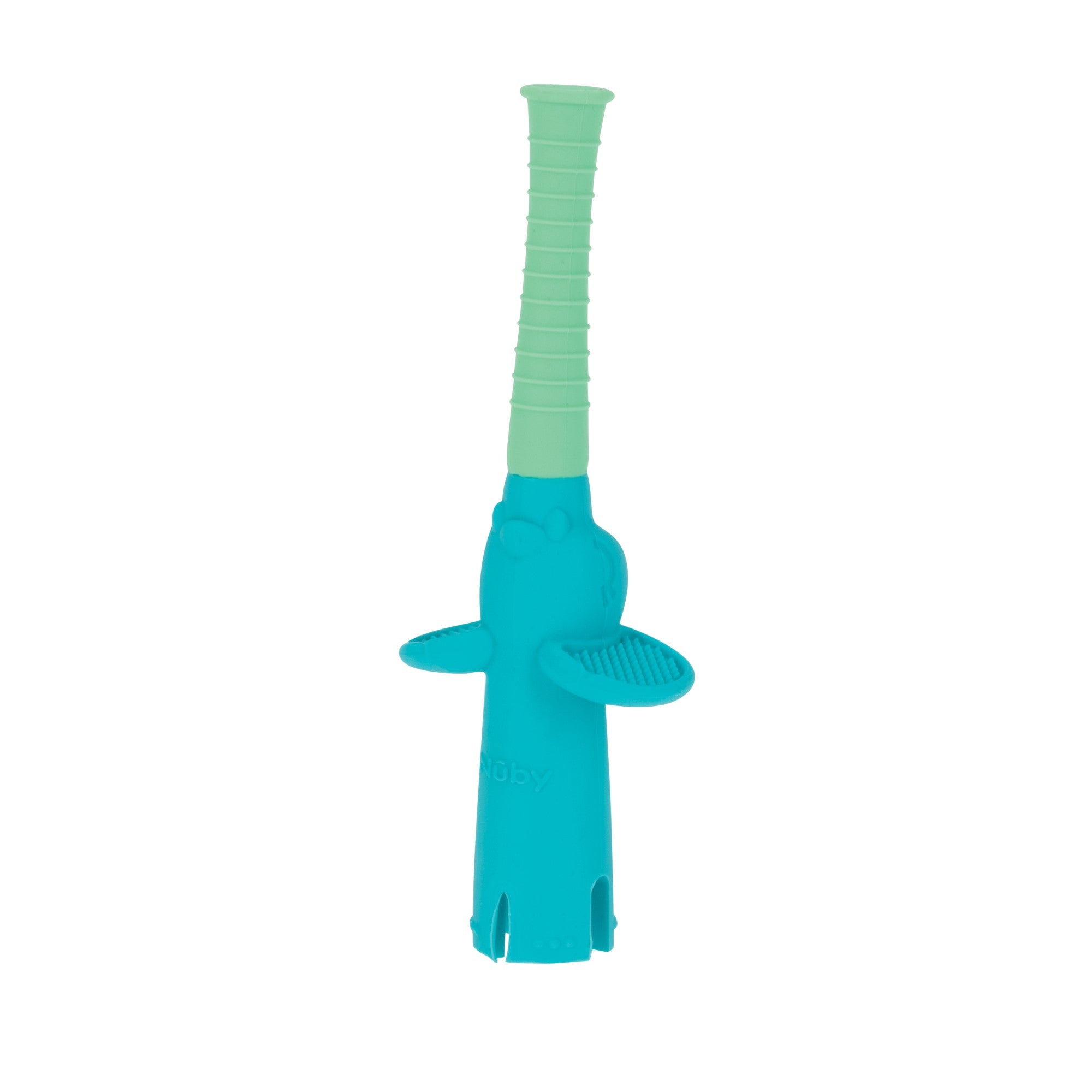 Sensory Tube Teethers (2 Pack) | Aqua & Yellow #083AB