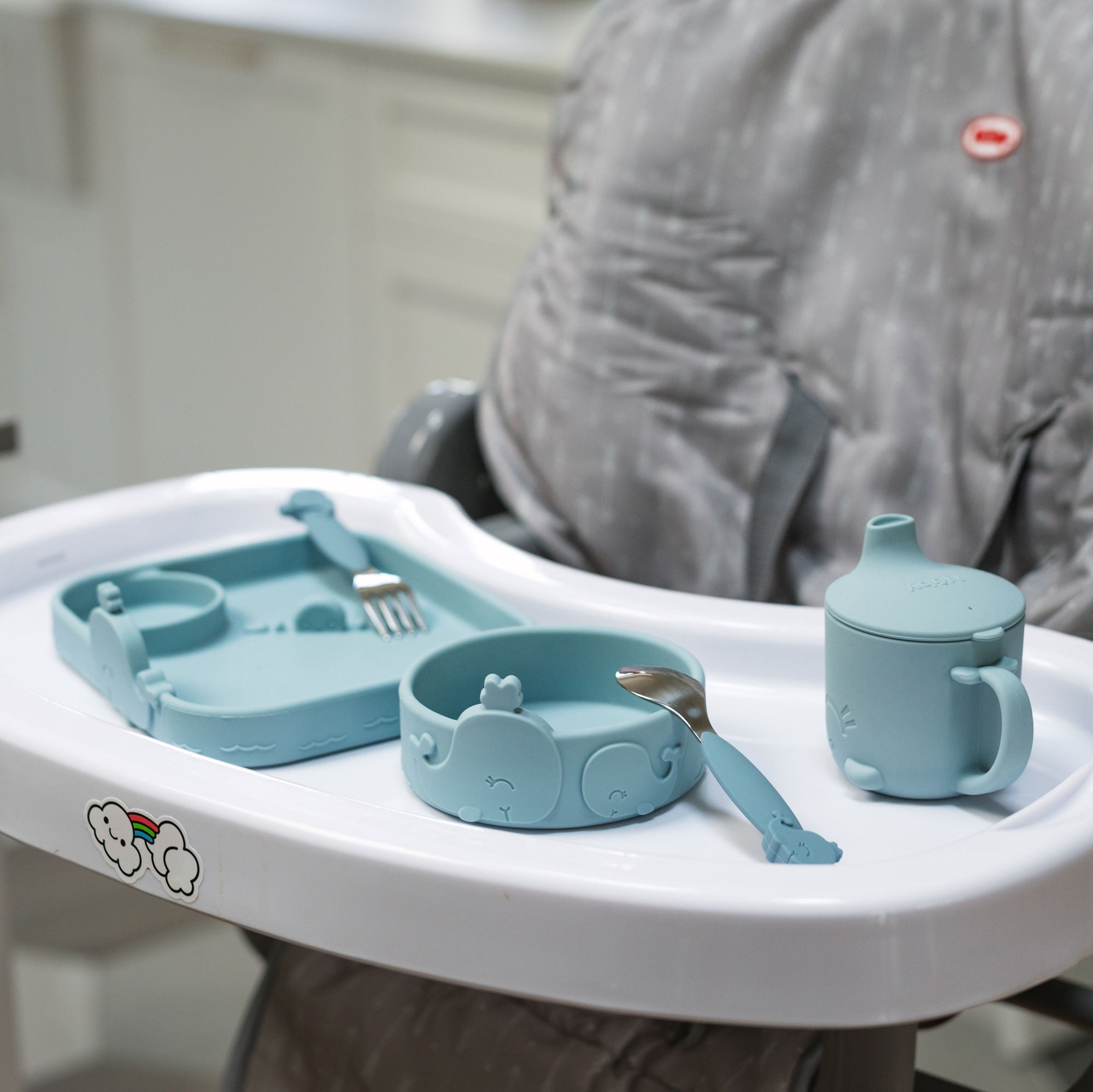 Animal Friends Silicone & Stainless Steel Utensils #329YA