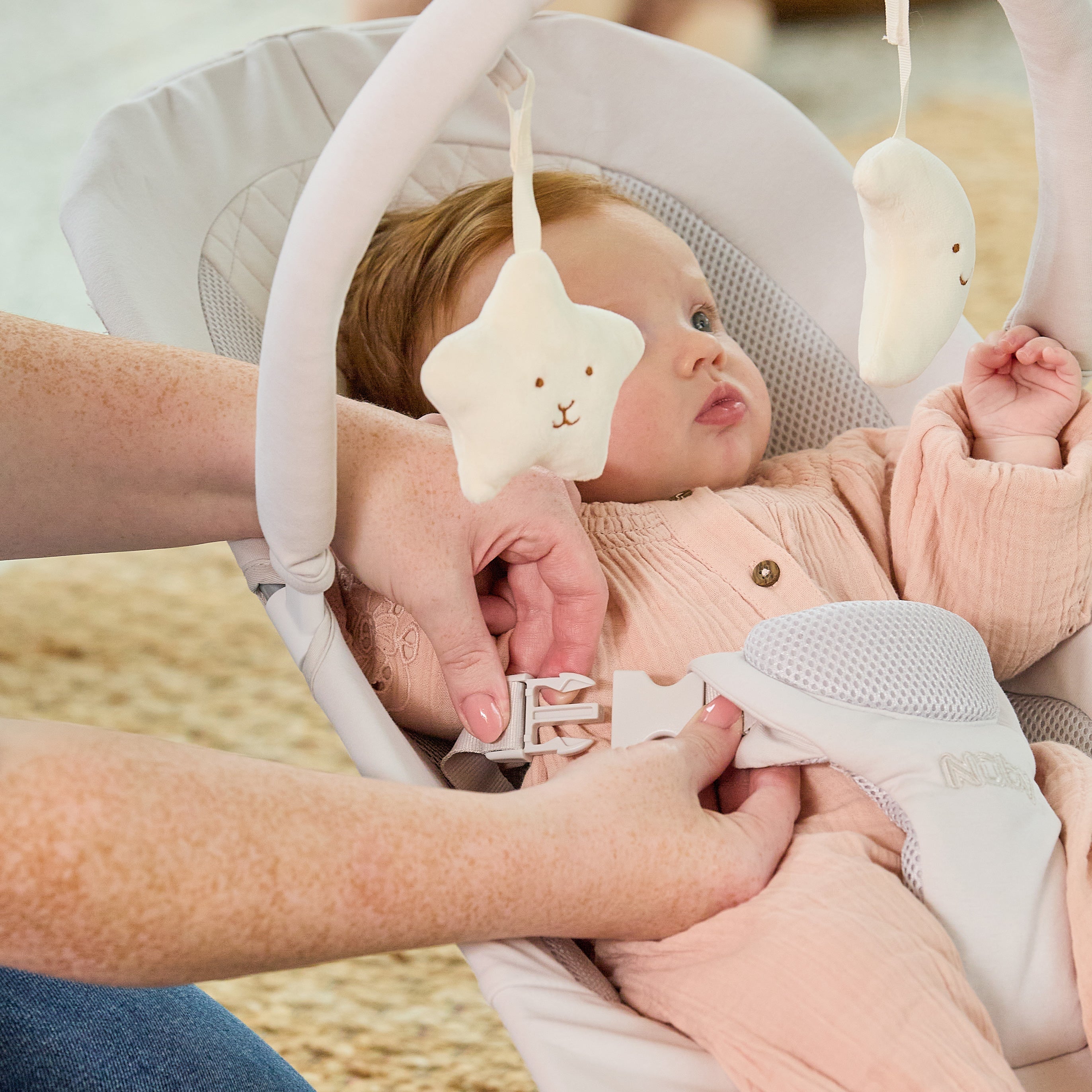 Deluxe Baby Bouncer Seat | Beige #255YS