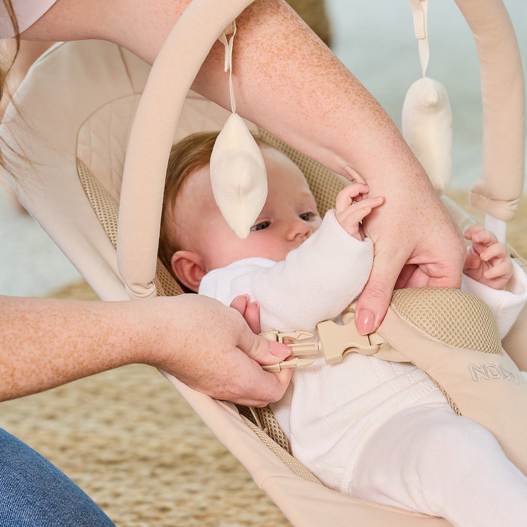 Deluxe Baby Bouncer Seat | Khaki #253V6