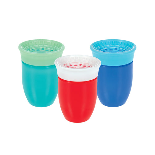 360 Wonder Cup (3 Pack - 7 oz) | Blue/Red/Aqua #349YC
