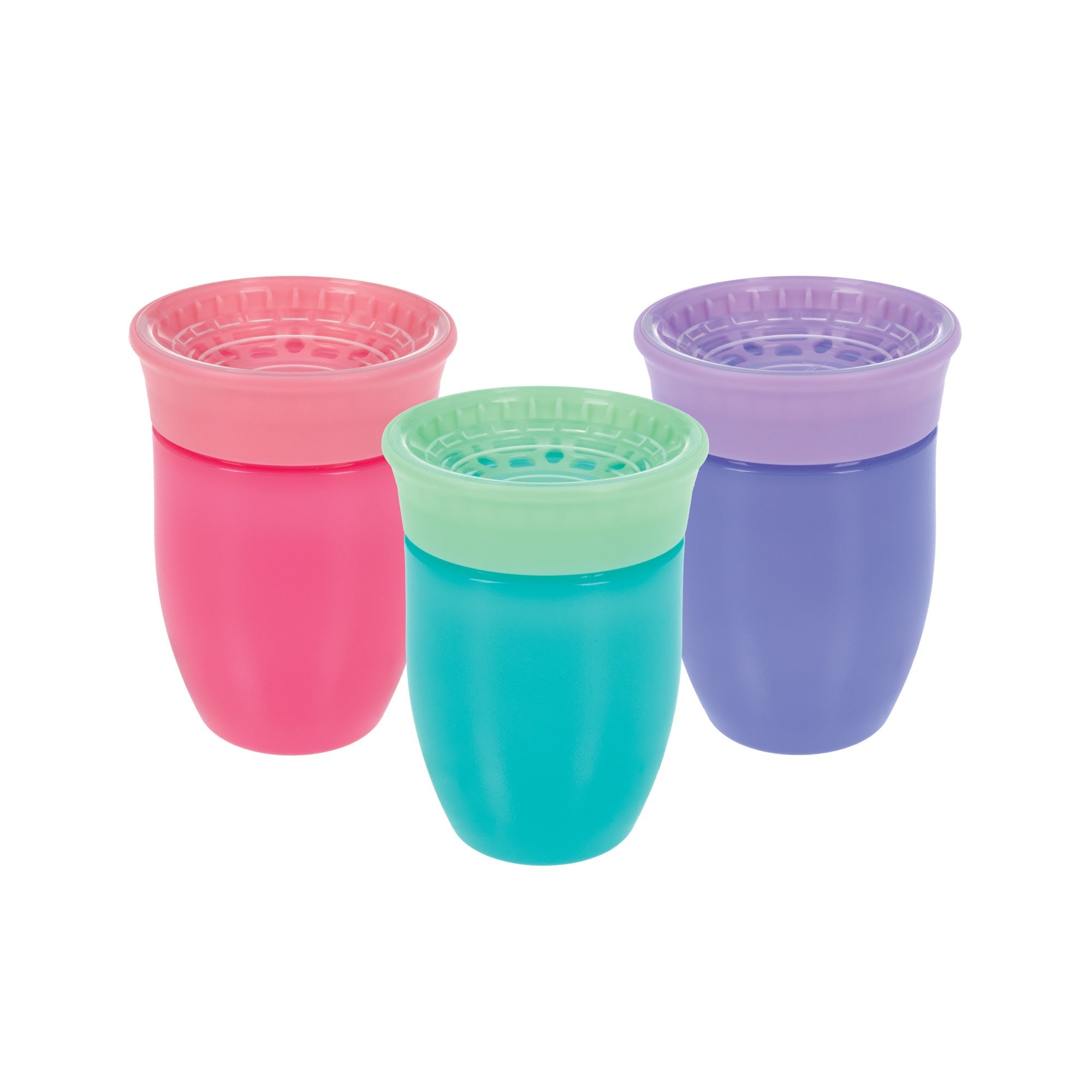 360 Wonder Cup (3 Pack - 7 oz) | Purple/Pink/Aqua #348H3