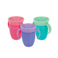 360 Wonder Cup with Handles (3 Pack - 5 oz) | Purple/Pink/Aqua #354WB