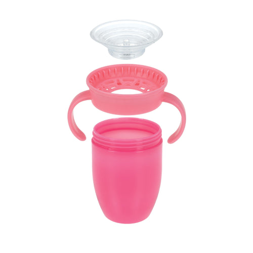 360 Wonder Cup with Handles (3 Pack - 5 oz) | Purple/Pink/Aqua #354WB