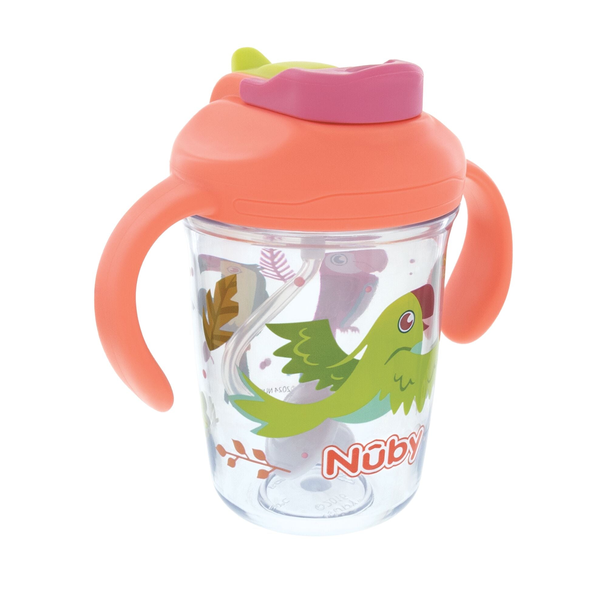 2-Handle Multi-Function Flip-It Cup | Tropical Birds #385AT