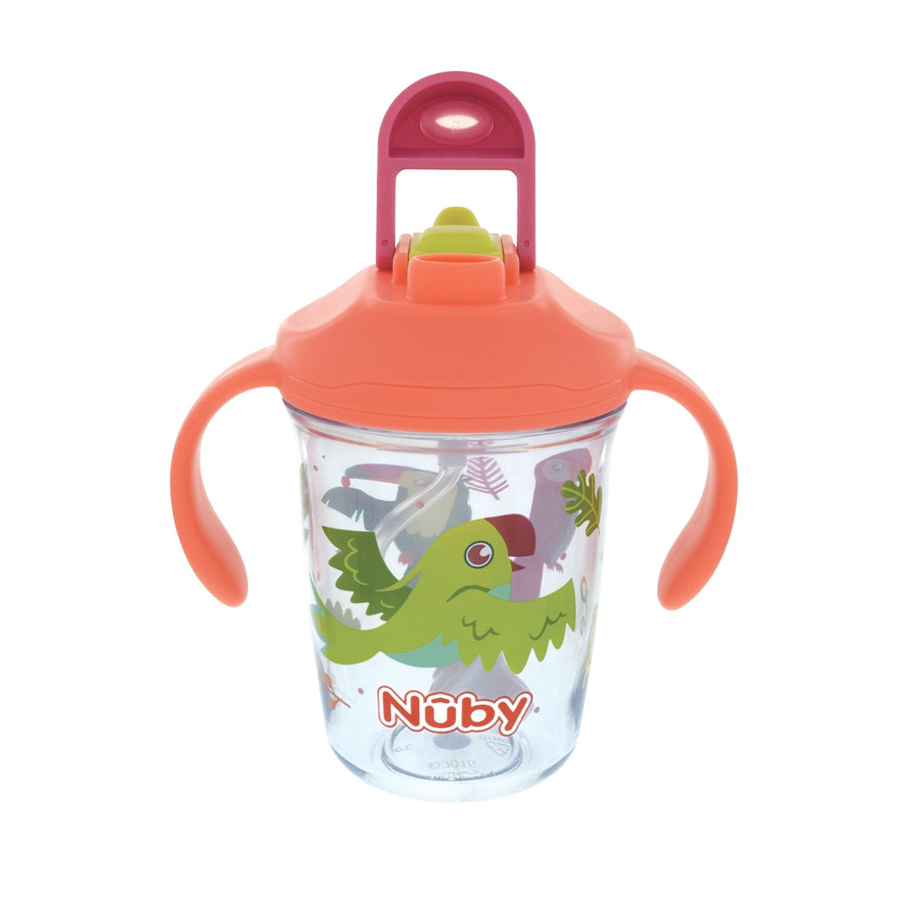 2-Handle Multi-Function Flip-It Cup | Tropical Birds #385AT
