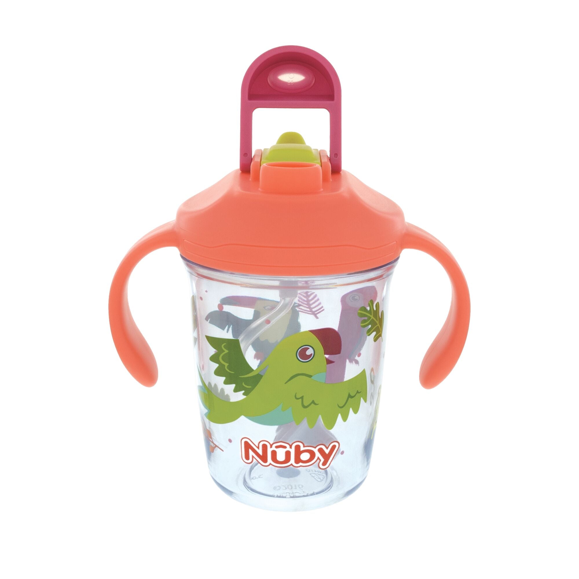 2-Handle Multi-Function Flip-It Cup | Tropical Birds #385AT