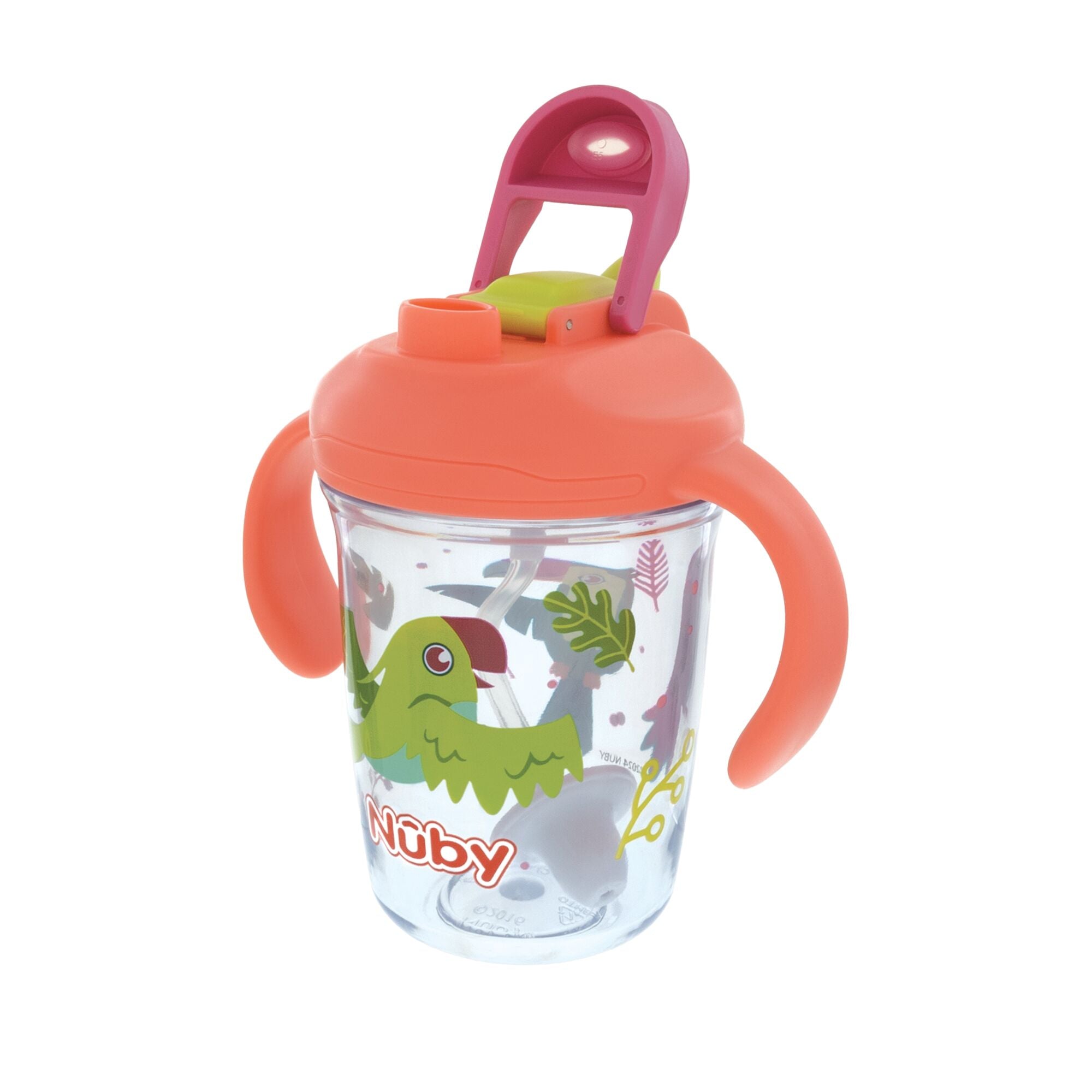2-Handle Multi-Function Flip-It Cup | Tropical Birds #385AT
