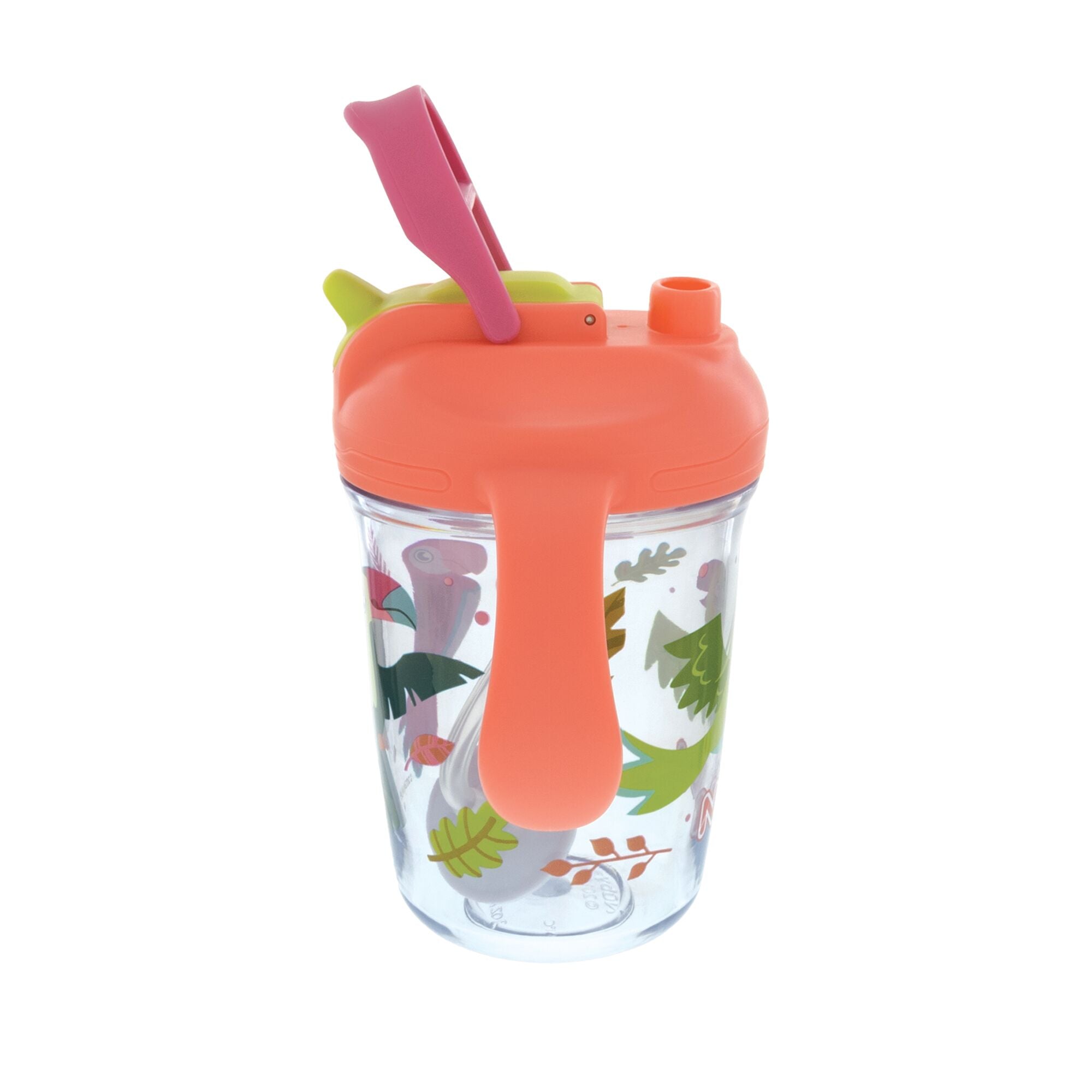 2-Handle Multi-Function Flip-It Cup | Tropical Birds #385AT
