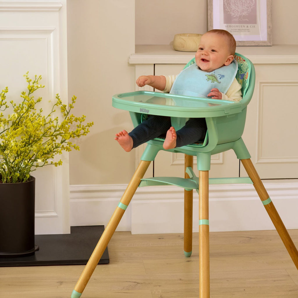 4-in-1 Multi-Use High Chair | Green Garden #19982
