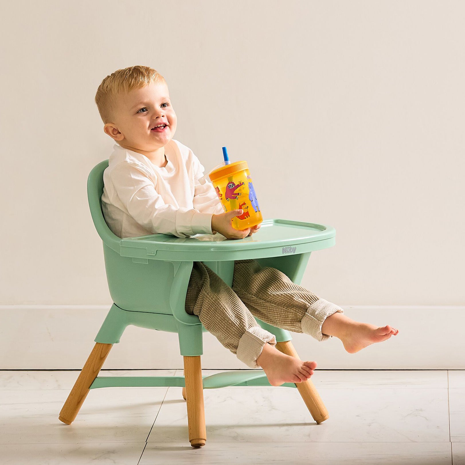 4-in-1 Multi-Use High Chair | Green Garden #19982