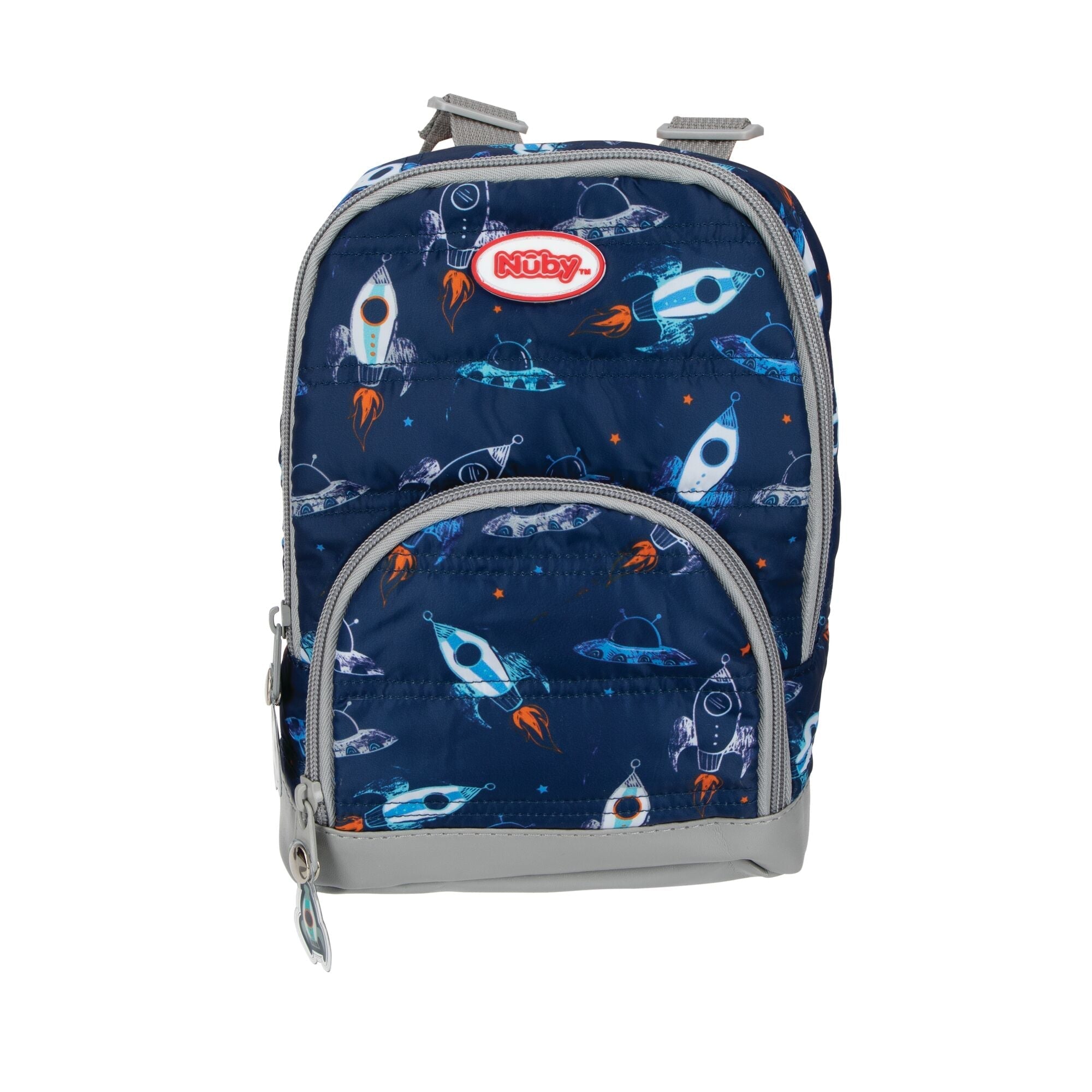 Quilted Space Backpack with Safety Harness #102C6