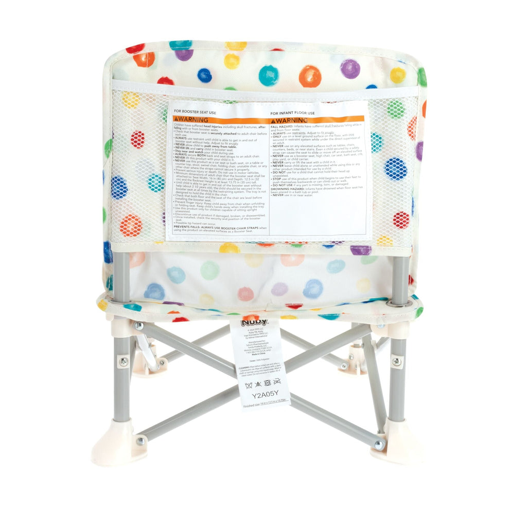 Pop Up Booster Seat | Color Dots #112XL